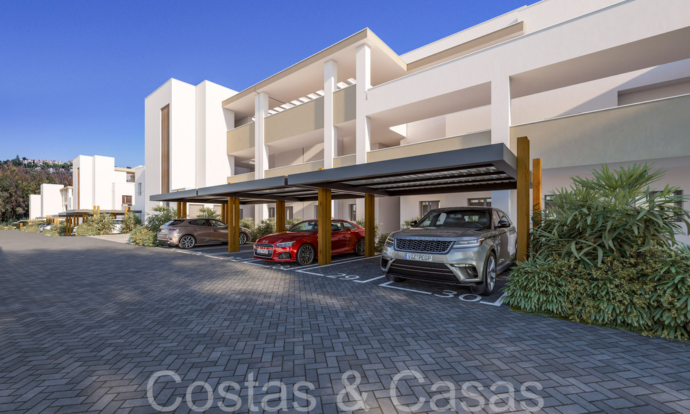 Nuevos apartamentos contemporáneos de lujo en venta con vistas al mar a poca distancia de la playa en Casares, Costa del Sol 66733