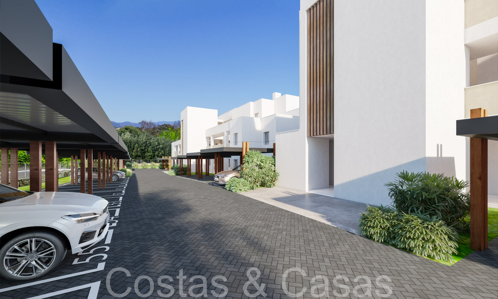 Nuevos apartamentos contemporáneos de lujo en venta con vistas al mar a poca distancia de la playa en Casares, Costa del Sol 66735