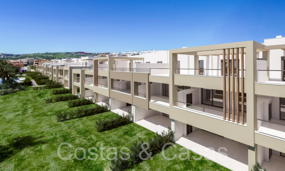 Nuevos apartamentos contemporáneos de lujo en venta con vistas al mar a poca distancia de la playa en Casares, Costa del Sol 66737