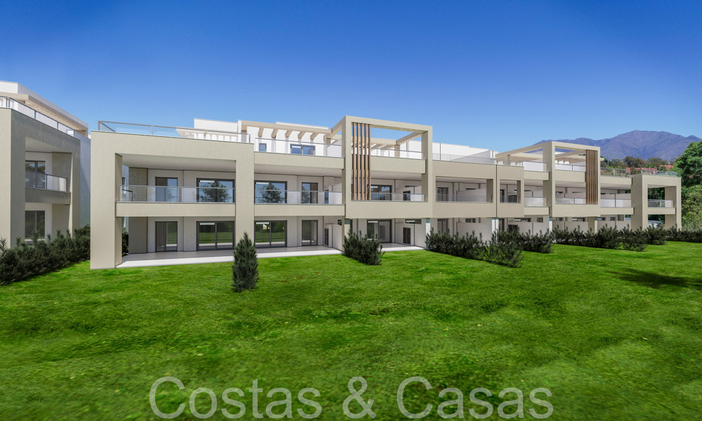Nuevos apartamentos contemporáneos de lujo en venta con vistas al mar a poca distancia de la playa en Casares, Costa del Sol 66738