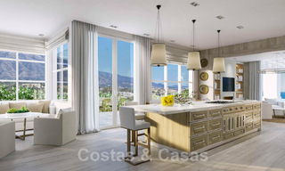 Se vende villa de lujo mediterránea de estilo ibicenco, ubicada en una zona residencial de alta categoría en el corazón de Nueva Andalucía, Marbella 44627 