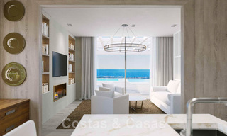 Se vende villa de lujo mediterránea de estilo ibicenco, ubicada en una zona residencial de alta categoría en el corazón de Nueva Andalucía, Marbella 44628 
