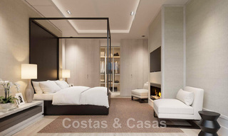 Se vende villa de lujo mediterránea de estilo ibicenco, ubicada en una zona residencial de alta categoría en el corazón de Nueva Andalucía, Marbella 44630 