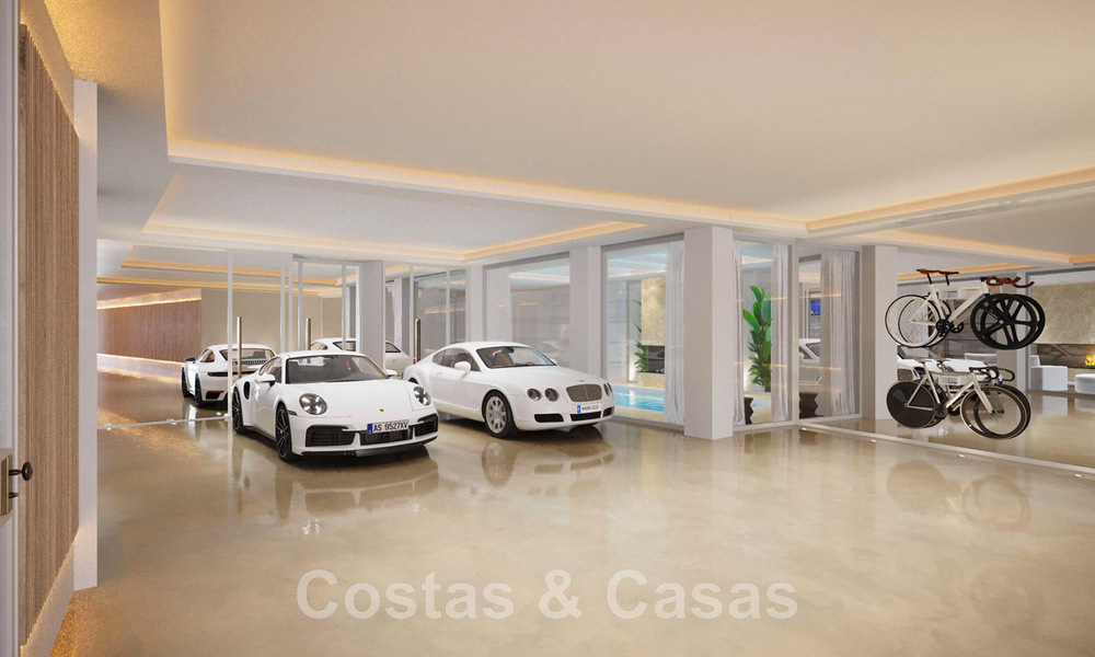 Se vende villa de lujo mediterránea de estilo ibicenco, ubicada en una zona residencial de alta categoría en el corazón de Nueva Andalucía, Marbella 44633