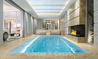 Se vende villa de lujo mediterránea de estilo ibicenco, ubicada en una zona residencial de alta categoría en el corazón de Nueva Andalucía, Marbella 44635 