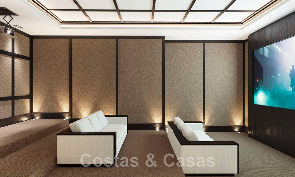 Se vende villa de lujo mediterránea de estilo ibicenco, ubicada en una zona residencial de alta categoría en el corazón de Nueva Andalucía, Marbella 44636