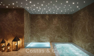 Se vende villa de lujo mediterránea de estilo ibicenco, ubicada en una zona residencial de alta categoría en el corazón de Nueva Andalucía, Marbella 44638 