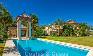 Majestuosa villa de lujo en venta con vistas panorámicas al mar en la exclusiva comunidad de Sierra Blanca en la Milla de Oro de Marbella 44764 