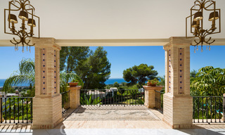 Majestuosa villa de lujo en venta con vistas panorámicas al mar en la exclusiva comunidad de Sierra Blanca en la Milla de Oro de Marbella 44772 