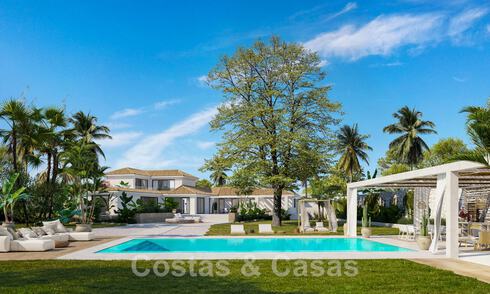 Sublime villa de lujo en venta en una gran parcela, con arquitectura mediterránea, cerca de la playa en la Nueva Milla de Oro entre Marbella y Estepona 44960