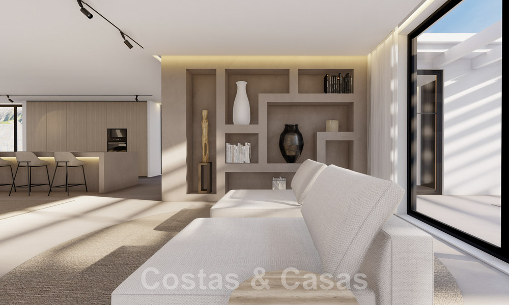 Sublime villa de lujo en venta en una gran parcela, con arquitectura mediterránea, cerca de la playa en la Nueva Milla de Oro entre Marbella y Estepona 44965