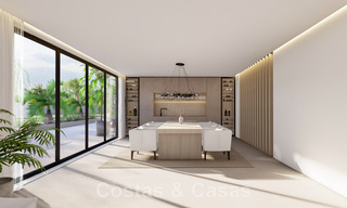Sublime villa de lujo en venta en una gran parcela, con arquitectura mediterránea, cerca de la playa en la Nueva Milla de Oro entre Marbella y Estepona 44966 