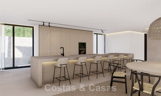 Sublime villa de lujo en venta en una gran parcela, con arquitectura mediterránea, cerca de la playa en la Nueva Milla de Oro entre Marbella y Estepona 44968 