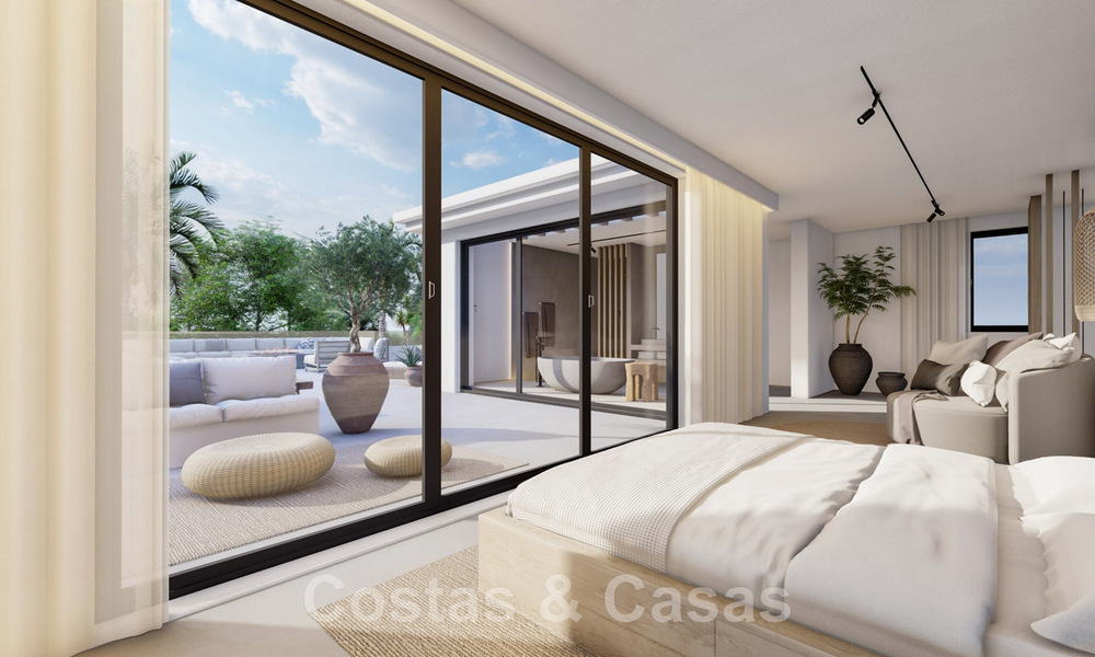 Sublime villa de lujo en venta en una gran parcela, con arquitectura mediterránea, cerca de la playa en la Nueva Milla de Oro entre Marbella y Estepona 44971