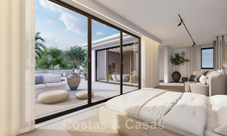 Sublime villa de lujo en venta en una gran parcela, con arquitectura mediterránea, cerca de la playa en la Nueva Milla de Oro entre Marbella y Estepona 44971 
