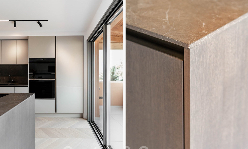 Moderno ático dúplex reformado, con vistas panorámicas al mar en un complejo con seguridad 24h en Nueva Andalucía, Marbella 45377