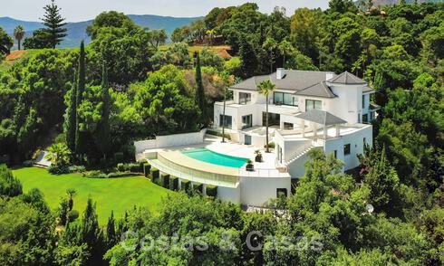 Villa contemporánea de lujo en venta con vistas al mar en el complejo más exclusivo de La Zagaleta en Benahavis - Marbella 45162