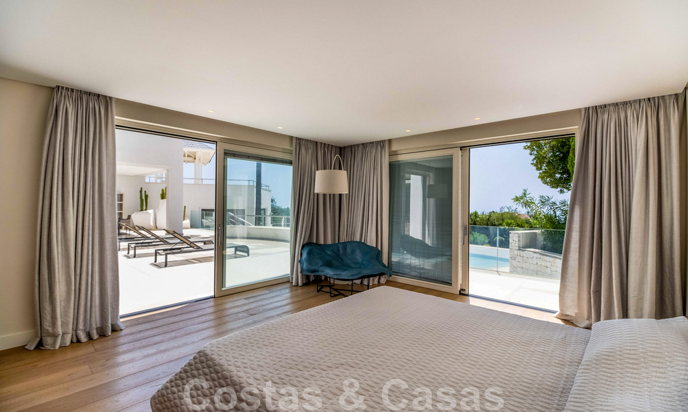 Villa contemporánea de lujo en venta con vistas al mar en el complejo más exclusivo de La Zagaleta en Benahavis - Marbella 45165