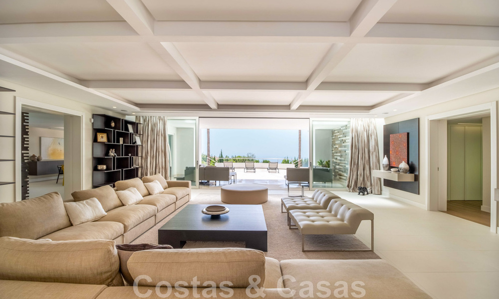 Villa contemporánea de lujo en venta con vistas al mar en el complejo más exclusivo de La Zagaleta en Benahavis - Marbella 45173