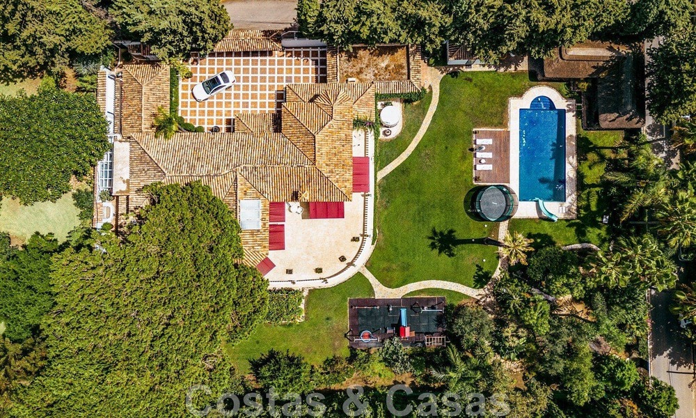 Villa de lujo mediterránea única en venta, en el corazón de la Milla de Oro de Marbella 46169
