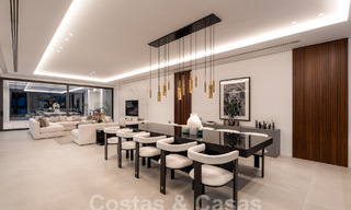 Nueva villa de diseño modernista en venta con vistas panorámicas, situada en la Nueva Milla de Oro de Marbella - Benahavís 53685 