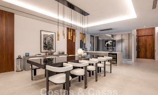 Nueva villa de diseño modernista en venta con vistas panorámicas, situada en la Nueva Milla de Oro de Marbella - Benahavís 53687 