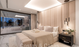 Nueva villa de diseño modernista en venta con vistas panorámicas, situada en la Nueva Milla de Oro de Marbella - Benahavís 53688 
