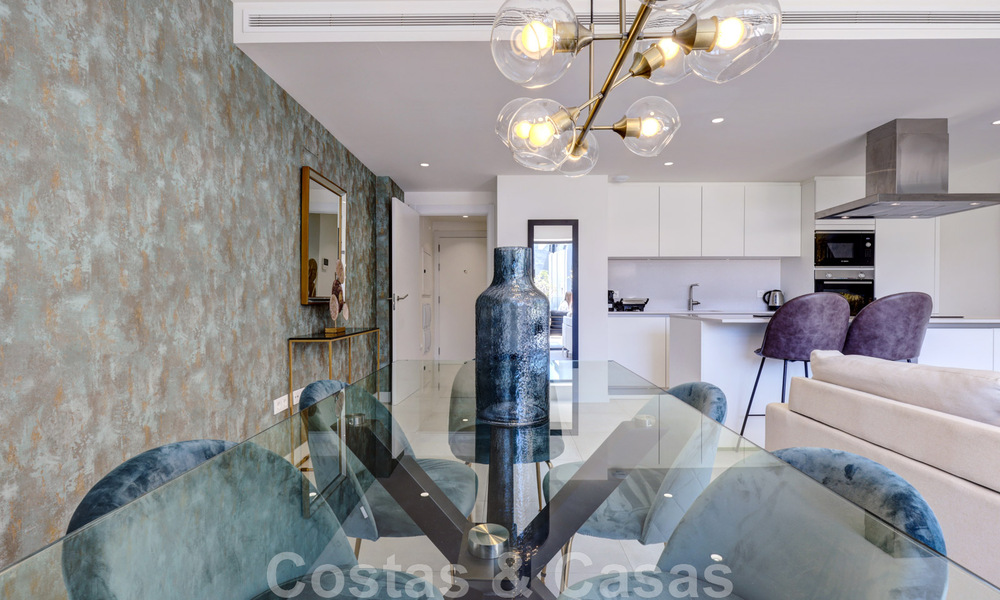 Moderno apartamento de 3 dormitorios en alquilar en un complejo de golf en la Nueva Milla de Oro, entre Marbella y Estepona 45558