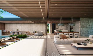 Villa de diseño vanguardista en venta con numerosas comodidades de lujo, rodeada de campos de golf en Nueva Andalucía, Marbella 46021 