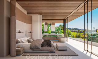 Villa de diseño vanguardista en venta con numerosas comodidades de lujo, rodeada de campos de golf en Nueva Andalucía, Marbella 46025 
