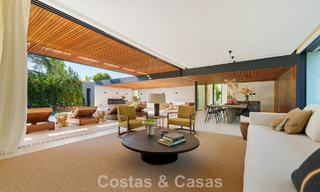 Villa de diseño vanguardista en venta con numerosas comodidades de lujo en Nueva Andalucía, Marbella 786086 