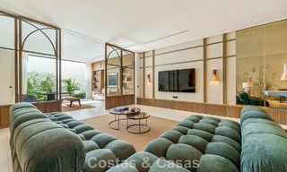 Villa de diseño vanguardista en venta con numerosas comodidades de lujo en Nueva Andalucía, Marbella 786103 