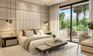 Elegantes y modernas villas de nueva construcción en venta con vistas panorámicas cerca del golf en el valle de Mijas en la Costa del Sol 45700 