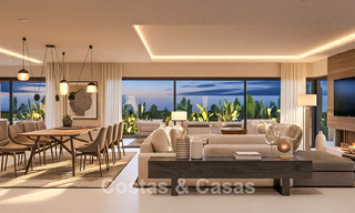 Elegantes y modernas villas de nueva construcción en venta con vistas panorámicas cerca del golf en el valle de Mijas en la Costa del Sol 795606 