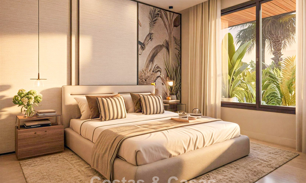 Elegantes y modernas villas de nueva construcción en venta con vistas panorámicas cerca del golf en el valle de Mijas en la Costa del Sol 795608