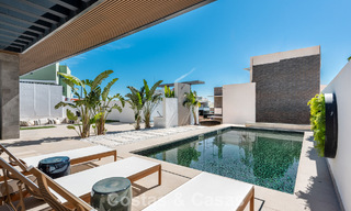 Elegantes y modernas villas de nueva construcción en venta con vistas panorámicas cerca del golf en el valle de Mijas en la Costa del Sol 797834 