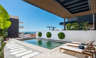 Elegantes y modernas villas de nueva construcción en venta con vistas panorámicas cerca del golf en el valle de Mijas en la Costa del Sol 797837 