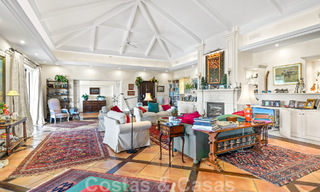 Formidable villa familiar mediterránea en venta con vistas panorámicas en un complejo de golf prestigioso en Benahavis - Marbella 45788 