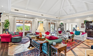 Formidable villa familiar mediterránea en venta con vistas panorámicas en un complejo de golf prestigioso en Benahavis - Marbella 45789 