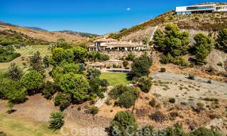 Formidable villa familiar mediterránea en venta con vistas panorámicas en un complejo de golf prestigioso en Benahavis - Marbella 45799 