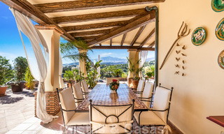 Formidable villa familiar mediterránea en venta con vistas panorámicas en un complejo de golf prestigioso en Benahavis - Marbella 45808 