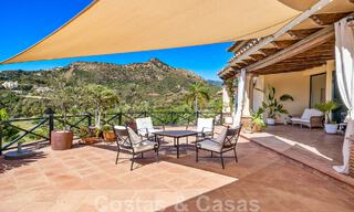 Formidable villa familiar mediterránea en venta con vistas panorámicas en un complejo de golf prestigioso en Benahavis - Marbella 45812 