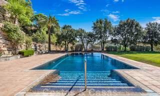 Formidable villa familiar mediterránea en venta con vistas panorámicas en un complejo de golf prestigioso en Benahavis - Marbella 45815 