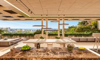 Parcela + proyecto de construcción exclusivo en venta para una impresionante villa de diseño, junto al campo de golf La Quinta en Benahavis - Marbella 46458 