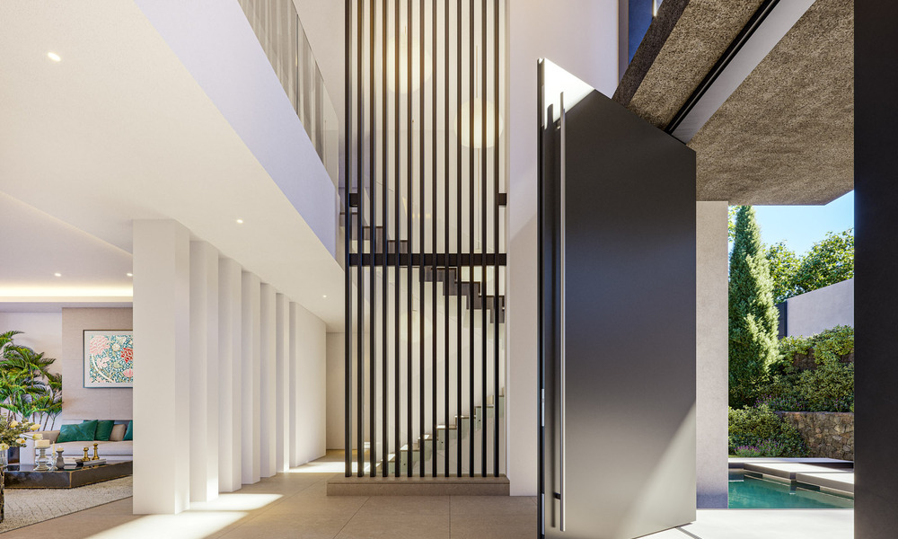 Villa de lujo de arquitectura contemporánea en venta a poca distancia del Club de Golf La Quinta en Benahavis - Marbella 45754