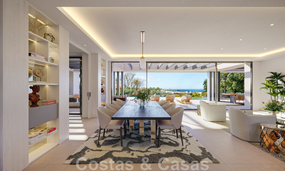 Villa de lujo de arquitectura contemporánea en venta a poca distancia del Club de Golf La Quinta en Benahavis - Marbella 45760