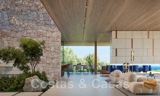 Majestuosa y contemporánea villa de nueva construcción en venta con sublimes vistas al mar en las colinas de La Quinta en Benahavis - Marbella 46438 
