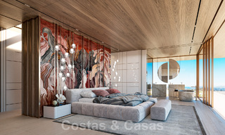 Majestuosa y contemporánea villa de nueva construcción en venta con sublimes vistas al mar en las colinas de La Quinta en Benahavis - Marbella 46448 