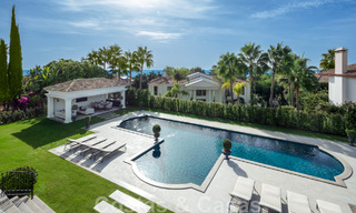 Espectacular villa de lujo en venta de estilo arquitectónico mediterráneo en la prestigiosa urbanización Sierra Blanca en la Milla de Oro de Marbella 46233 