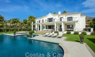 Espectacular villa de lujo en venta de estilo arquitectónico mediterráneo en la prestigiosa urbanización Sierra Blanca en la Milla de Oro de Marbella 46246 